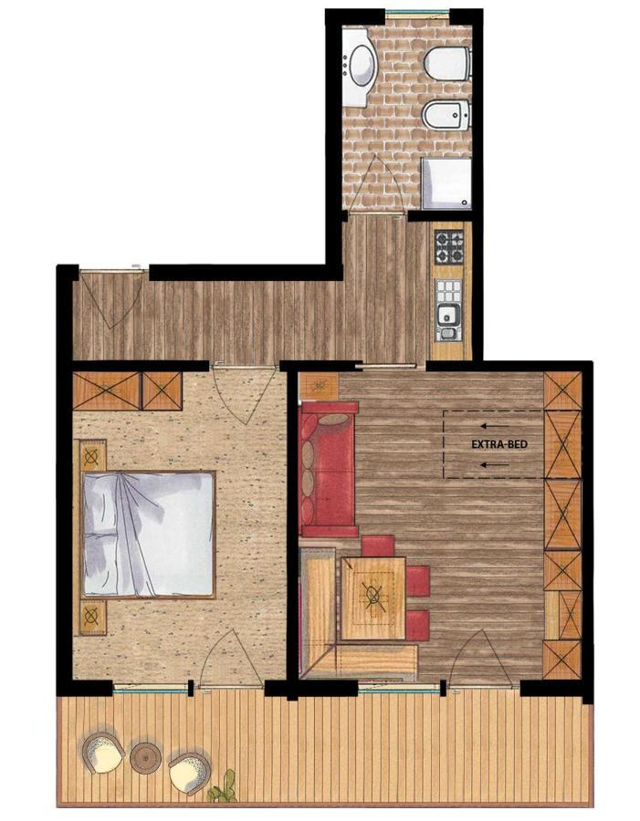 Residence Costa Burjada Colfosco Luaran gambar